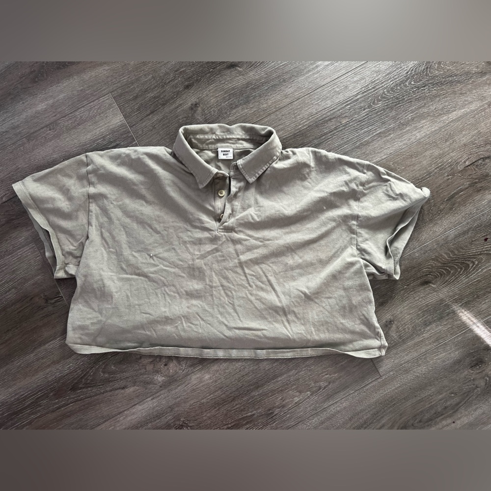 Sunday best cropped polo